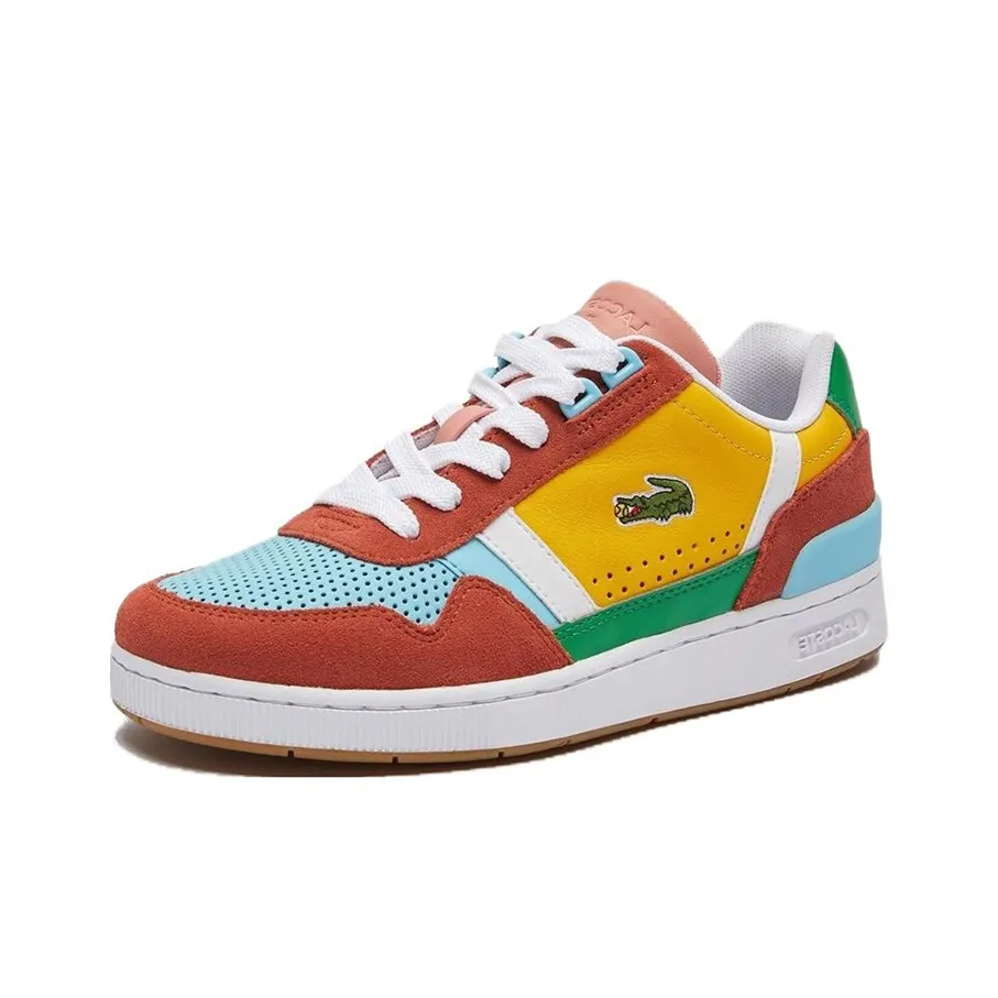LACOSTE Low Top Skateboard Shoes Women's Multicolor