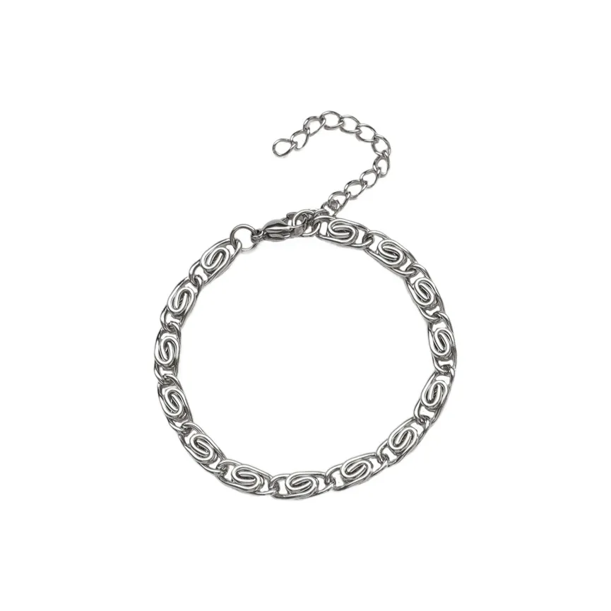 MAGICPOLE Titanium Steel Reincarnation Bracelet Men's Silver