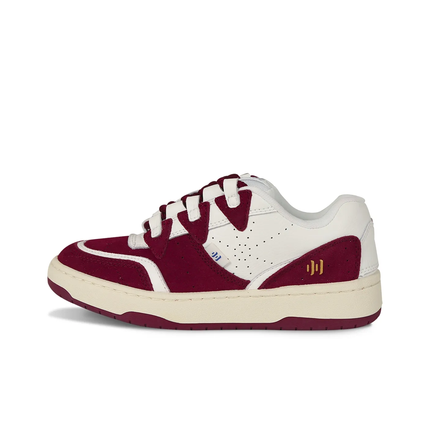 Ollieskate Skateboard Shoes Unisex Low-Top Burgundy