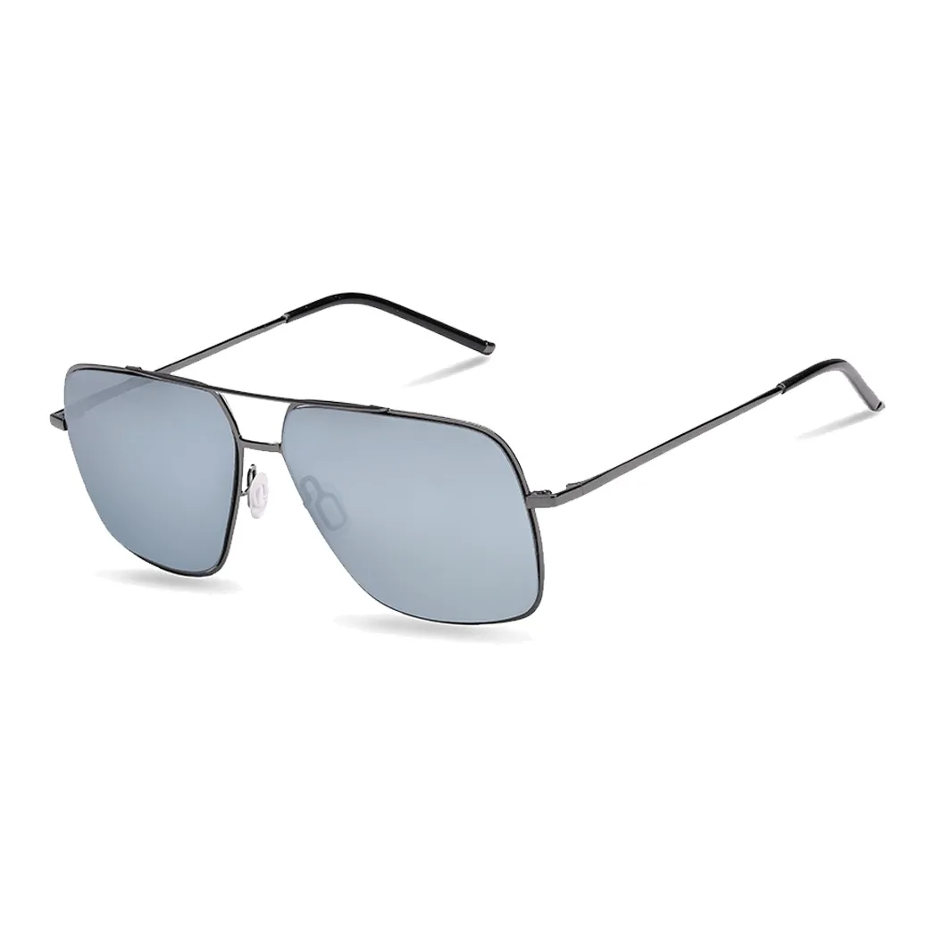 KALLA EYEWEAR Injection Molded Copper Nickel Alloy Aviator Sunglasses Men's