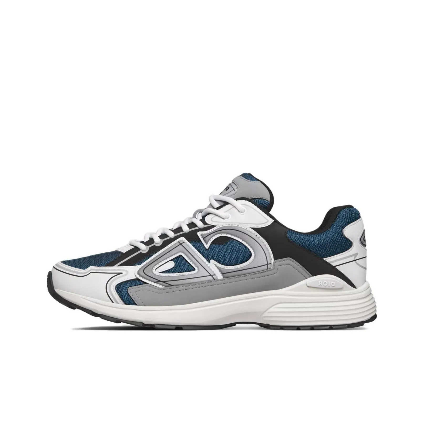 DIOR B30 Low Top Casual Shoes Men's Blue Gray