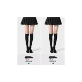 [High 컴프레션 종아리 양말 38CM] 블랙 2팩