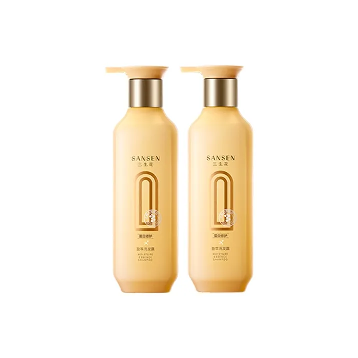 SANSEN Яичный Белый Восстанавливающее Шампунь Глубокая Очистка 420 мл 420 мл*2