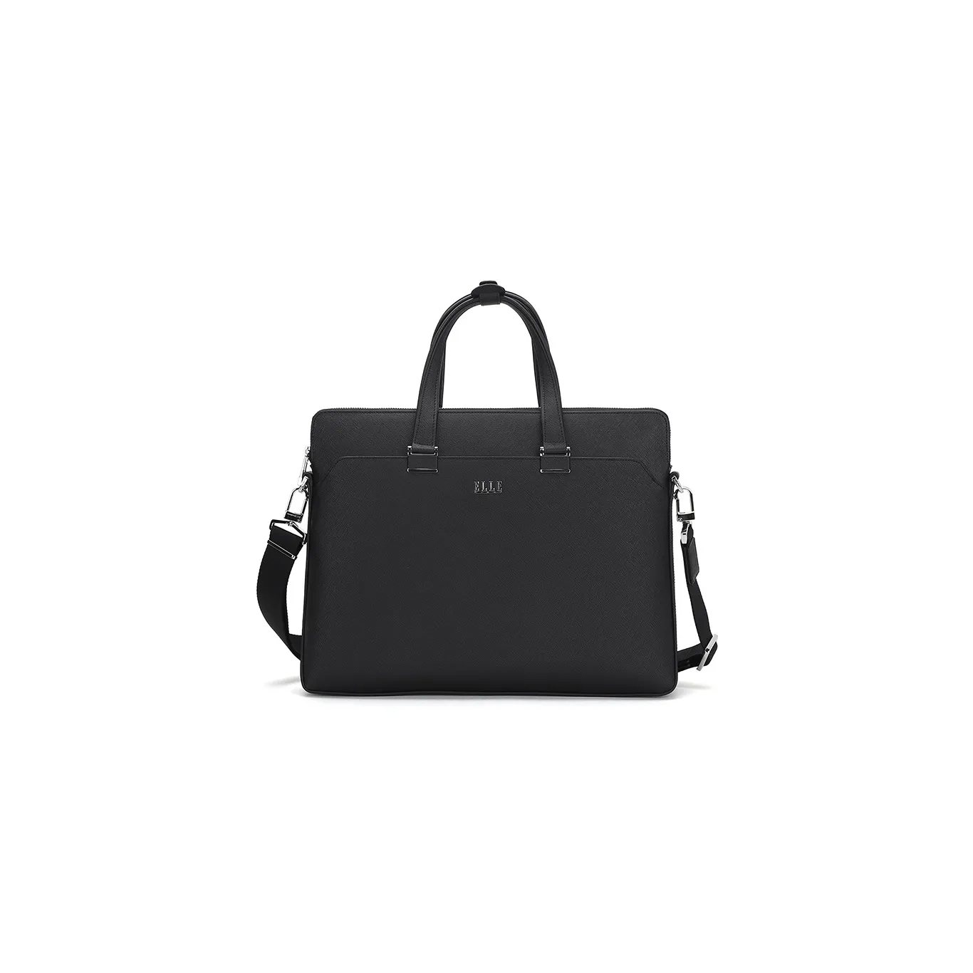 ELLE HOMME Коричневая кожа портфель сумка для документов сумка через плечо обычная мужская однотонная