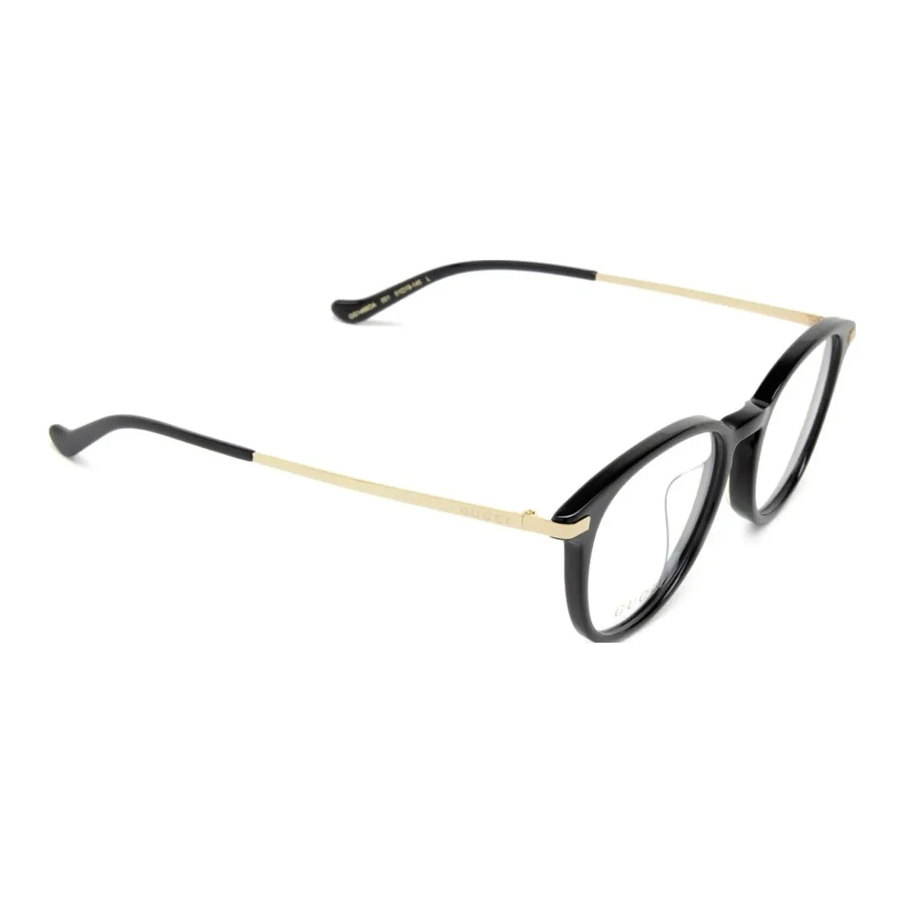 GUCCI Пластик Круглые Оправы для очков Мужские Черные
