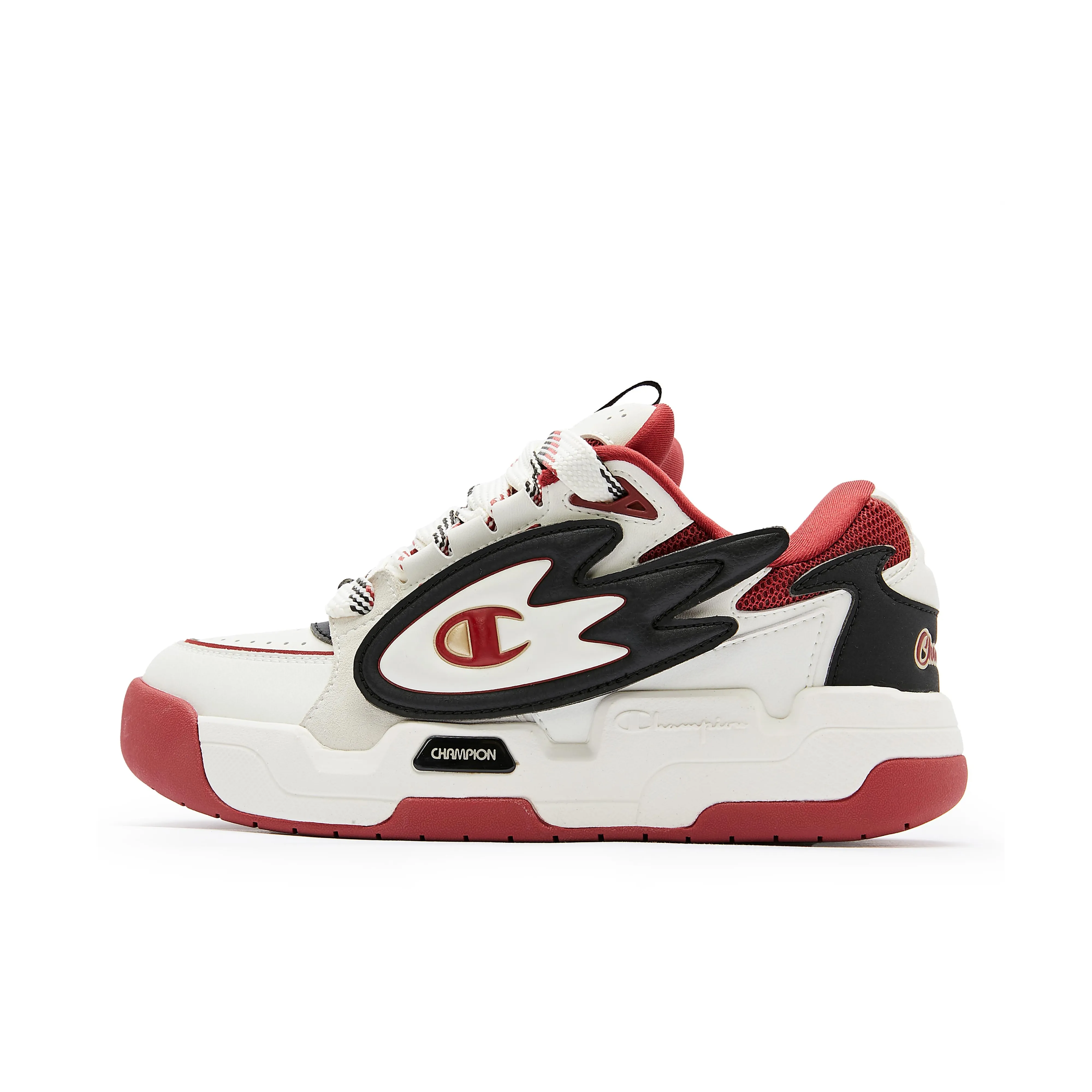 Champion Low Top Скейтборд Кроссовки Унисекс Красный Белый Черный