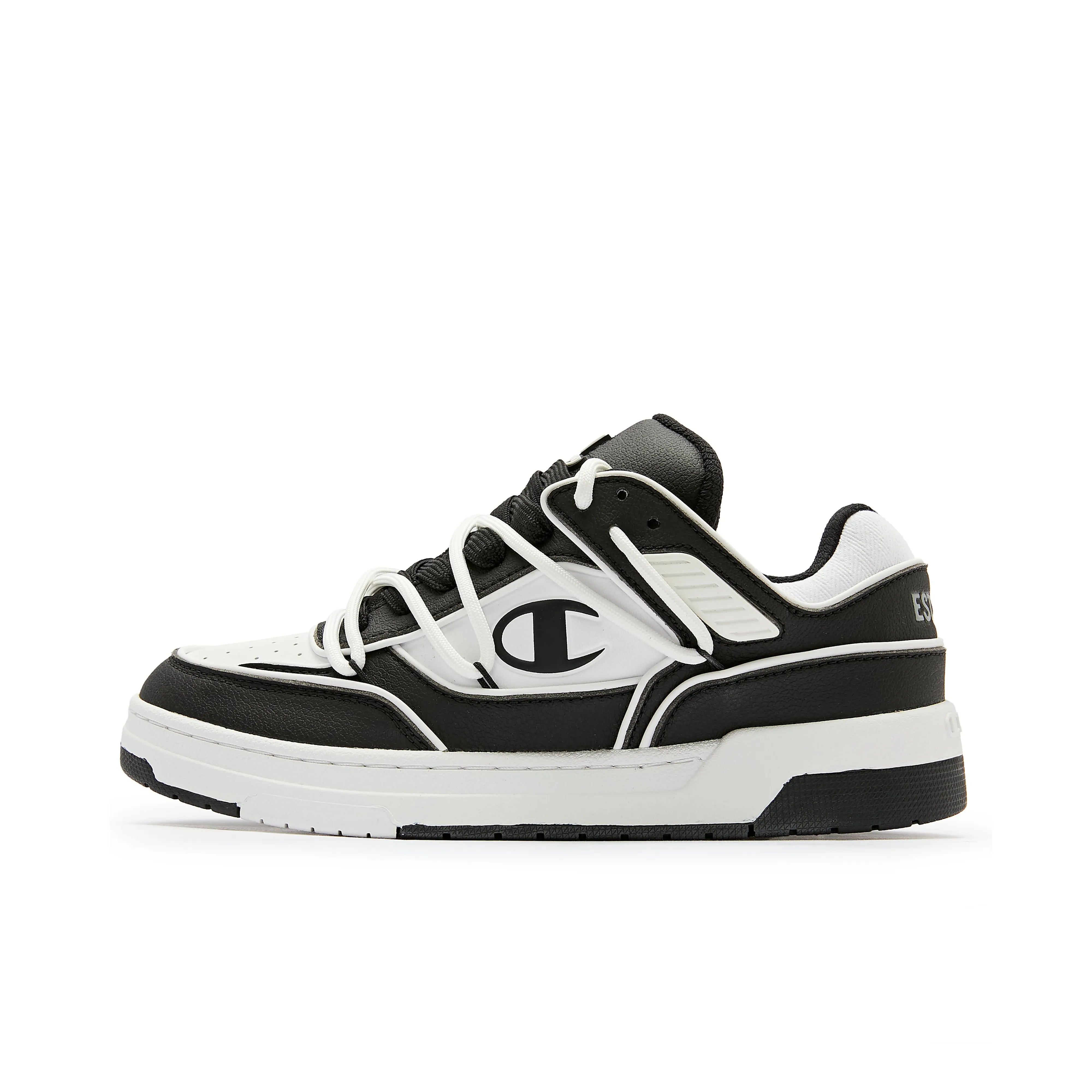 Champion Low Top Скейтборд Кроссовки Унисекс Черный Белый