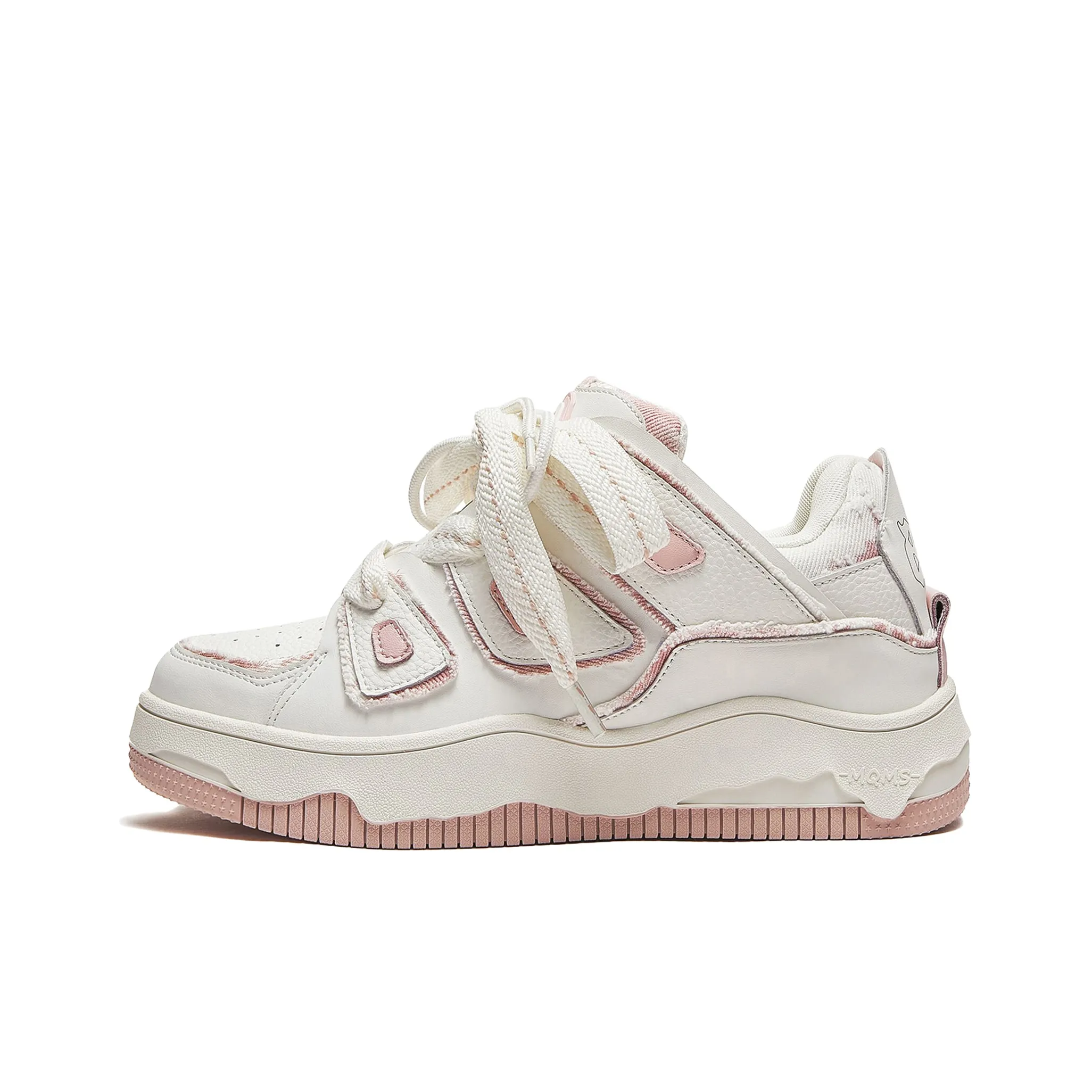 MQMS Dream Fresh Series Platform Puffy Shoes Skateboard Shoes Unisex Orchid Pink