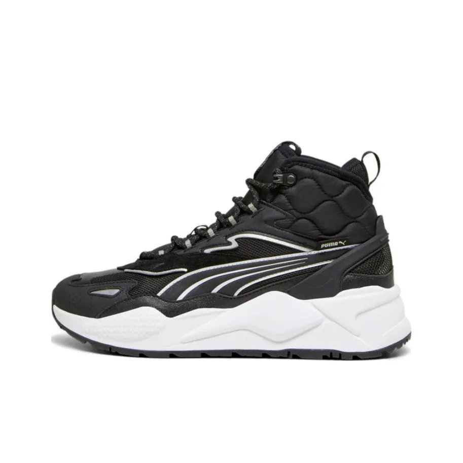 PUMA RS X Амортизация Высокий Топ Casual Унисекс Черный Белый