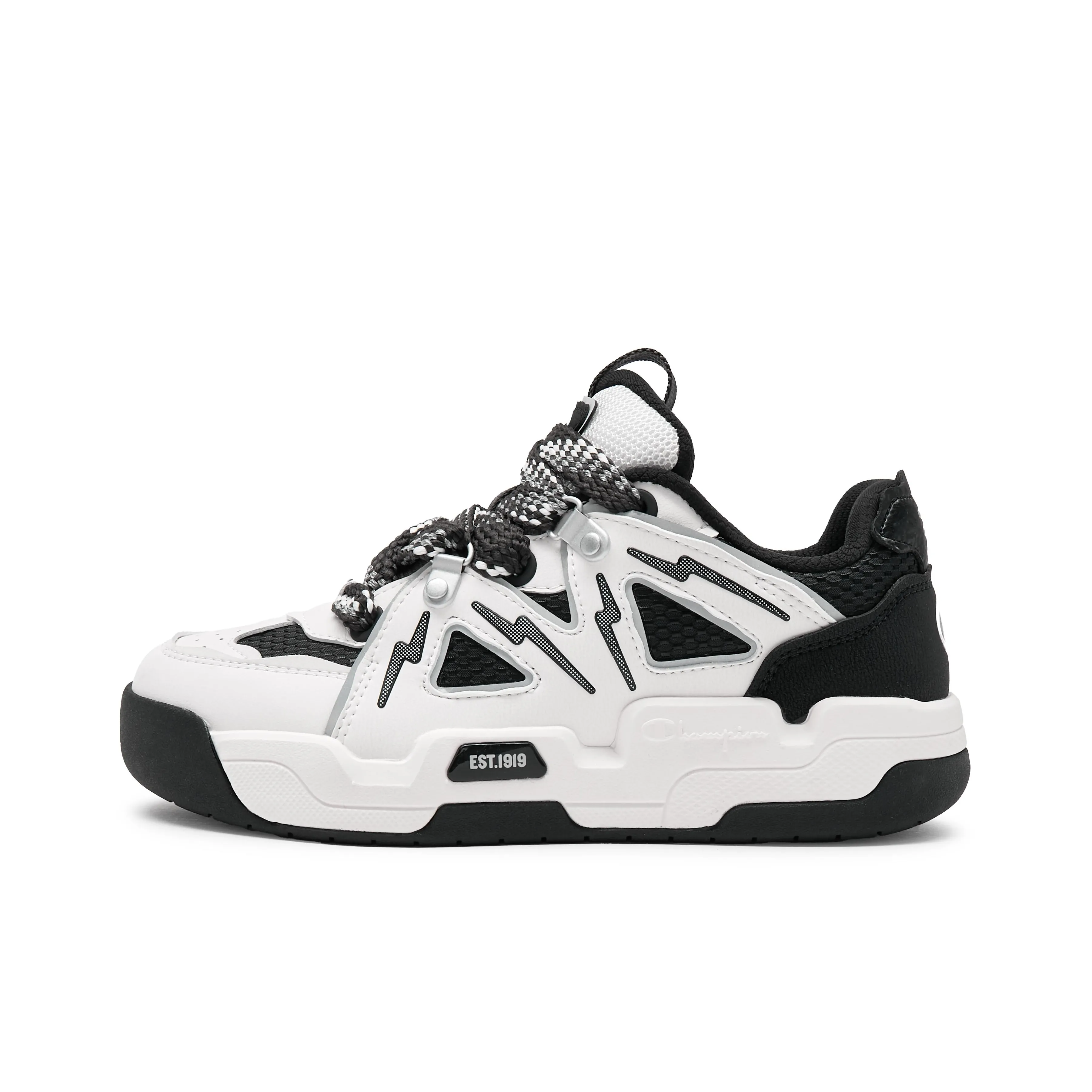 Champion Low Top Skateboard Shoes Women's Black White
