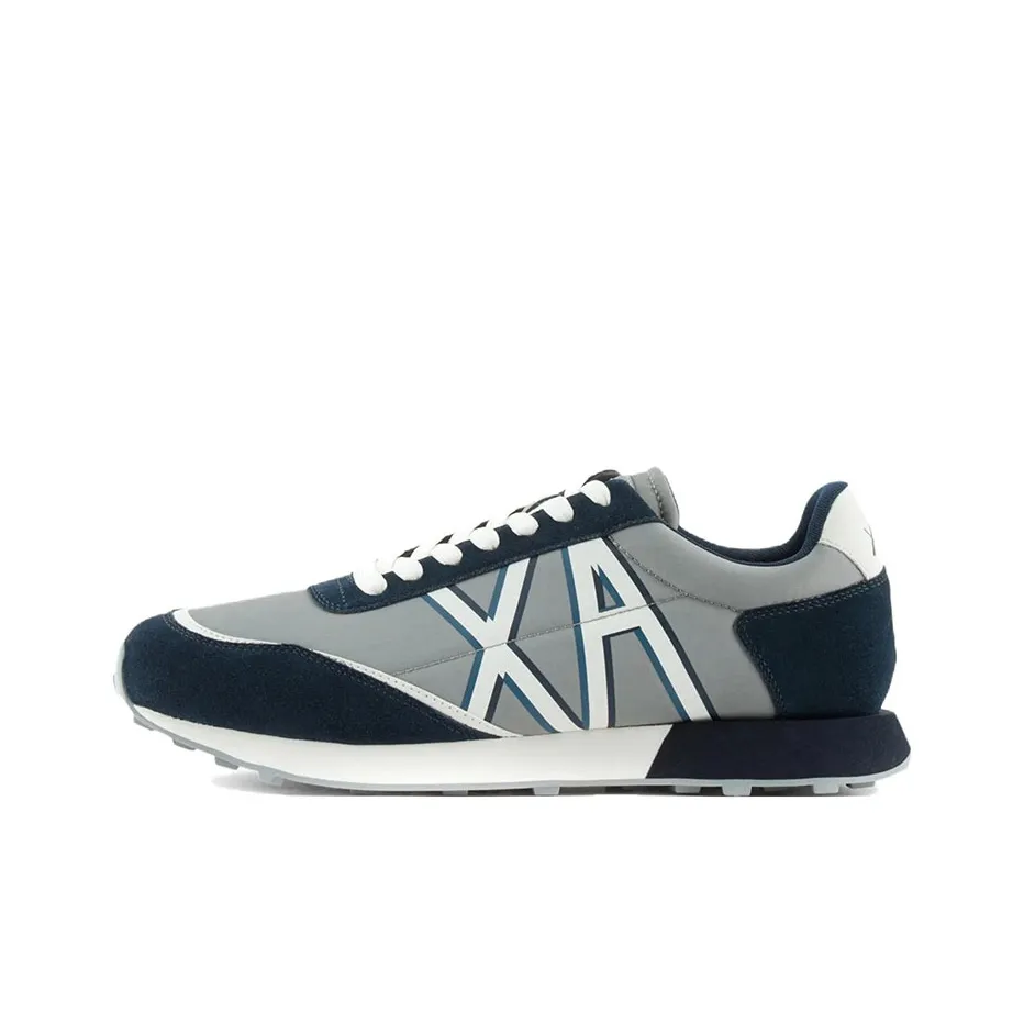 ARMANI EXCHANGE Низкий топ Повседневная обувь Мужская Серый