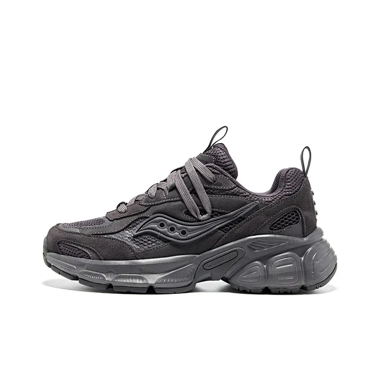 Saucony 2K CAVALRY Slip Resistant Cushioning Low Top Casual Running Shoes Unisex Dark Gray