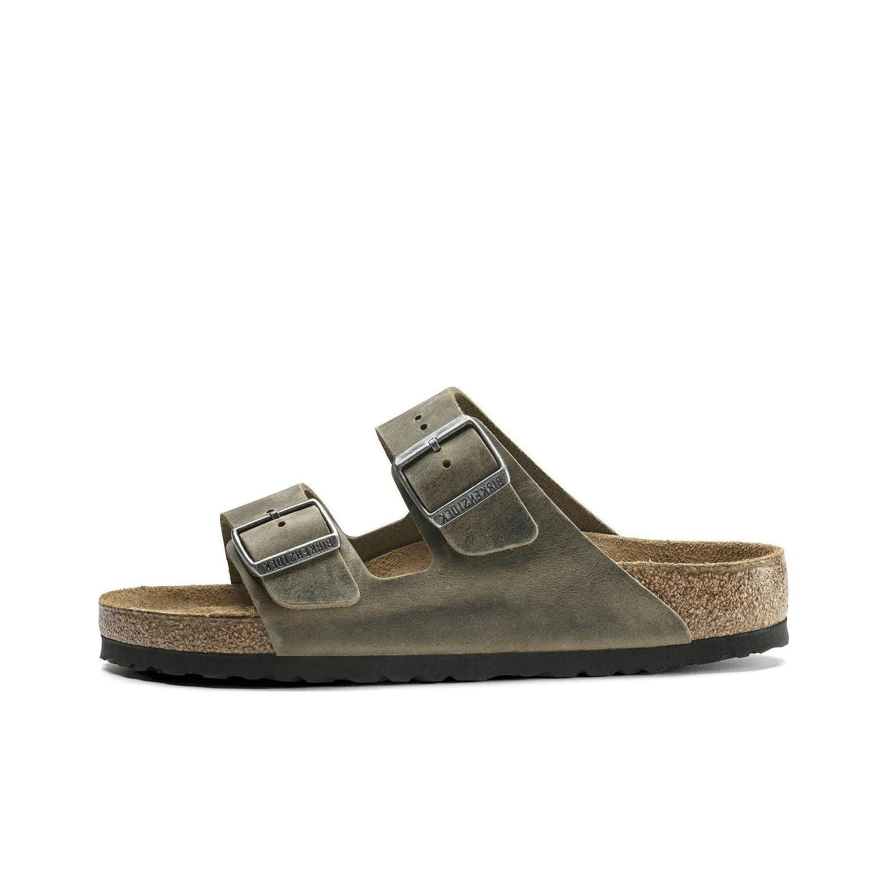 Birkenstock Arizona Soft Footbed Oiled Leather 'Faded Khaki'