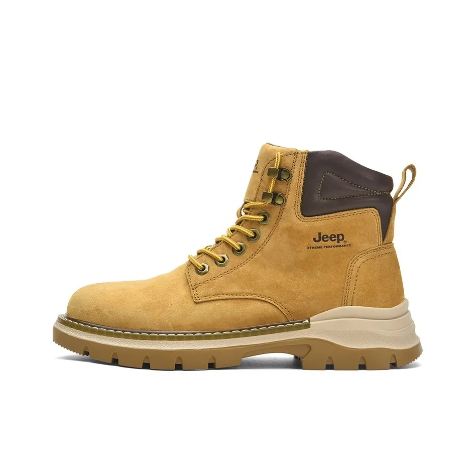 JEEP Короткий Мартин Boot Мужской Земляной Желтый