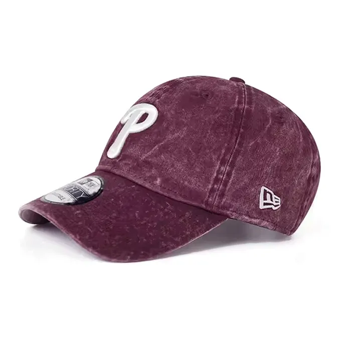 Кепки New Era унисекс бордового цвета