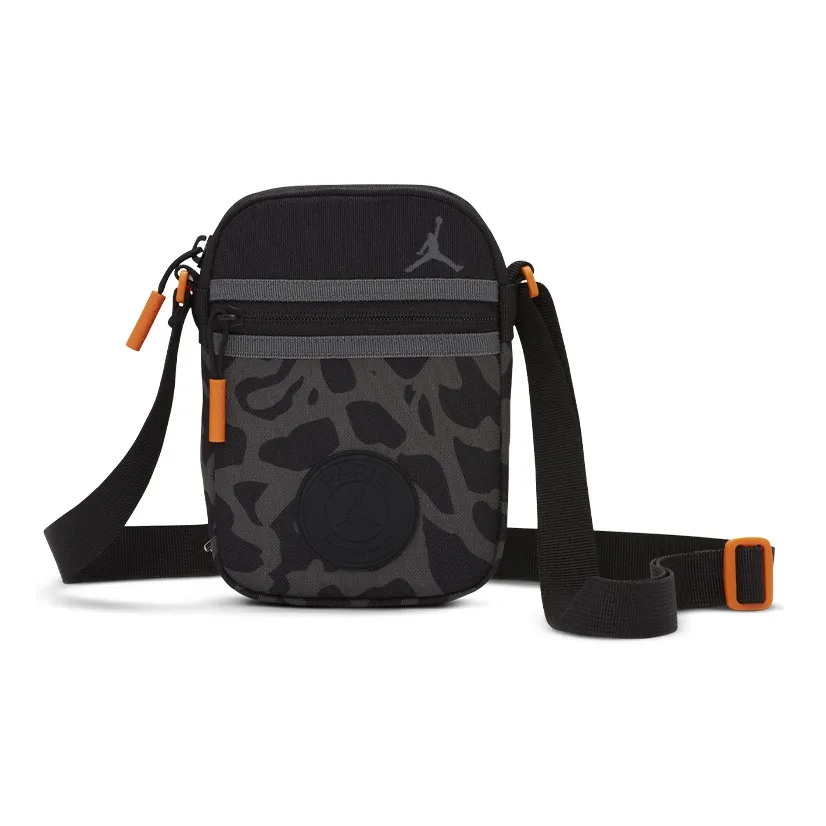 Джордан Полиэстер Сумка через плечо Стандартная Унисекс Черный и Серый