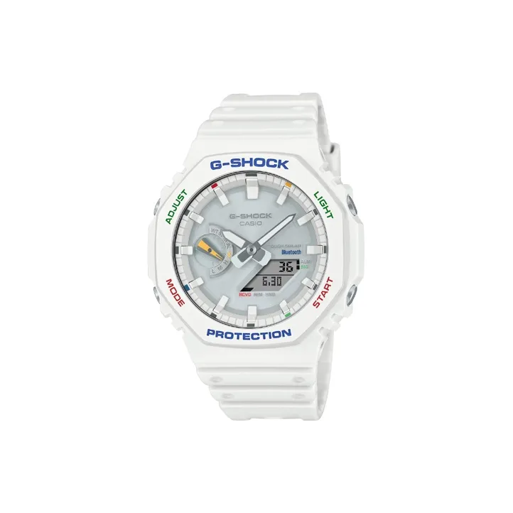 CASIO Солнечный Кварцевый Movement Унисекс Liquid Crystal/Analog Dual Display Series Часы 48,5mm*45,4mm*11,9mm Серебряные