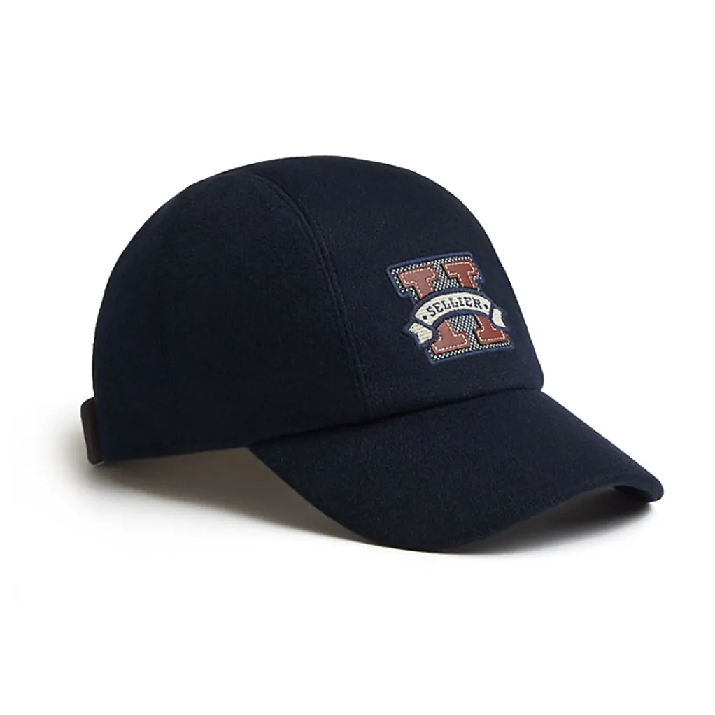 HERMES Baseball Caps Women's Dark Blue