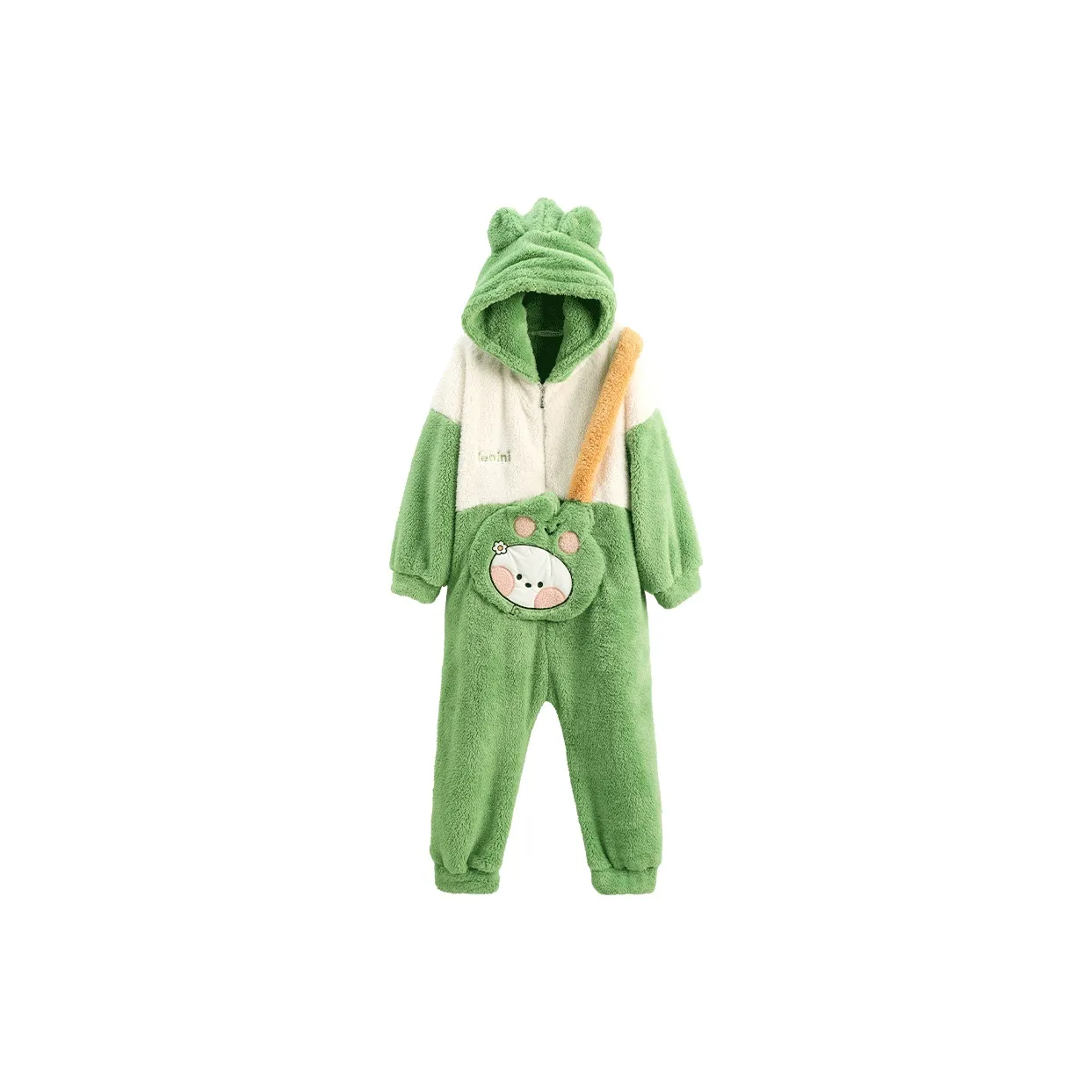 FENTENG x LINE FRIENDS Brown Bear Женские Комбинезоны для дома Зеленый Фиолетовый