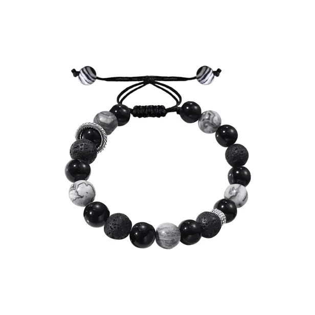 EternalGlory Volcanic Stone Bracelets Unisex Chinese Fashion Trend Luster And Texture