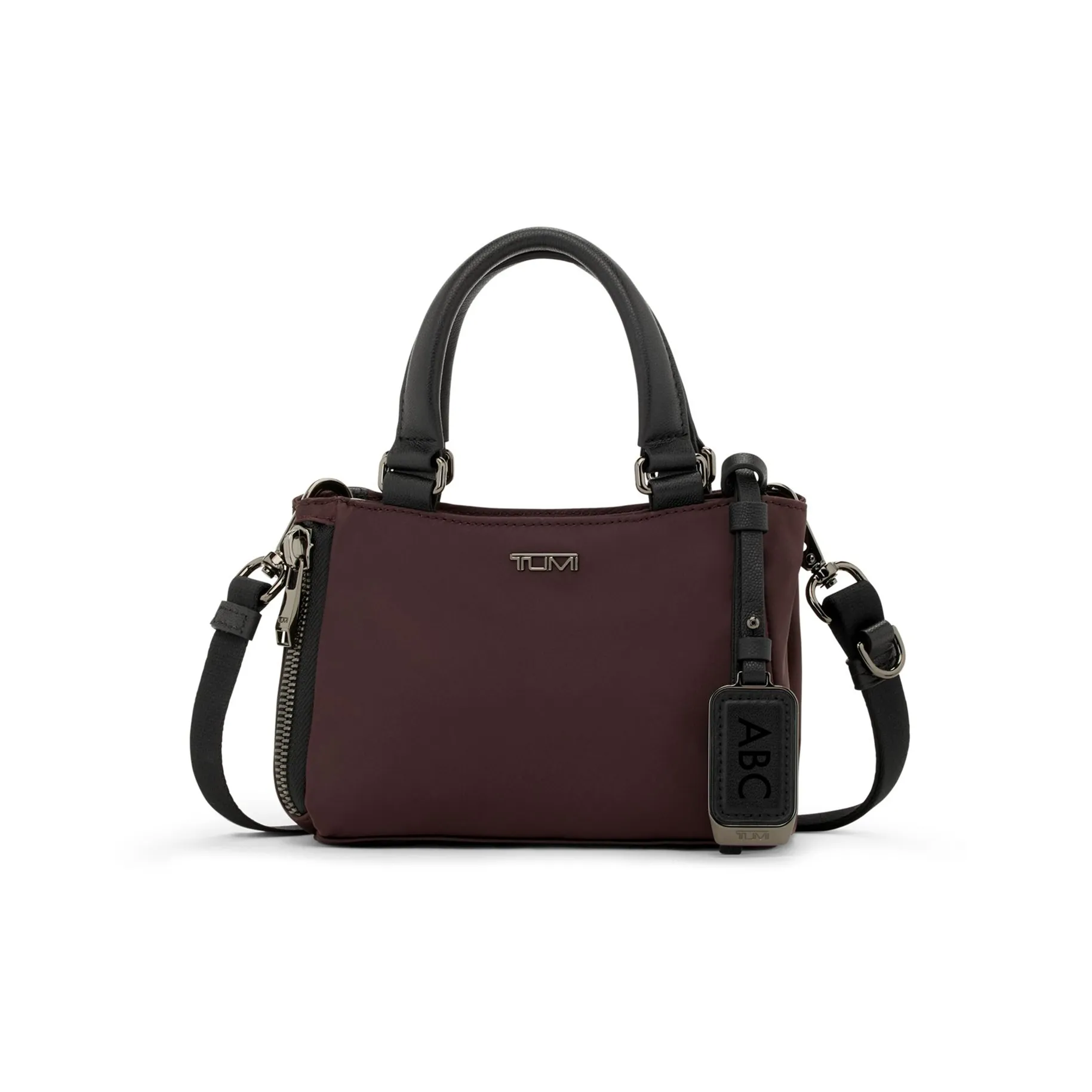 TUMI Нейлон Тоут Сумка Сумка для покупок Сумка Сумка через плечо Сумка через плечо Маленькая Женская Темно-сливовый