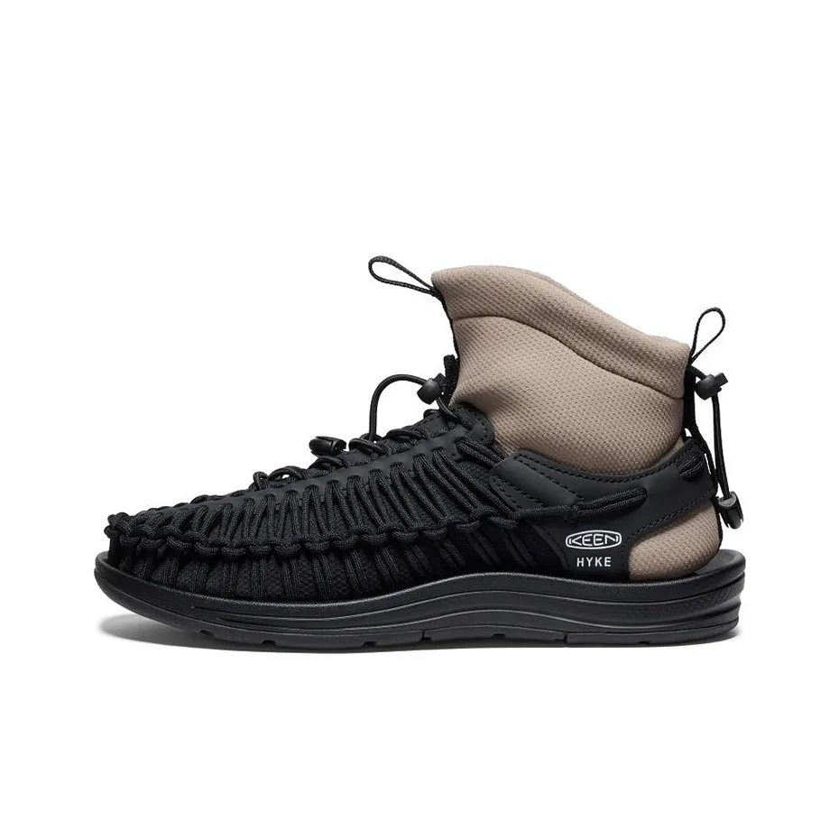 HYKE KEEN Uneek HT Mid Cushioning Wear-Resistant High-Top Outdoor Shoes Men's Wolf Yellow
