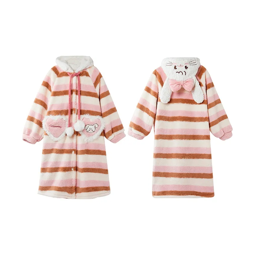 GUKOO Пижама Женская Прозрачно-Розовая