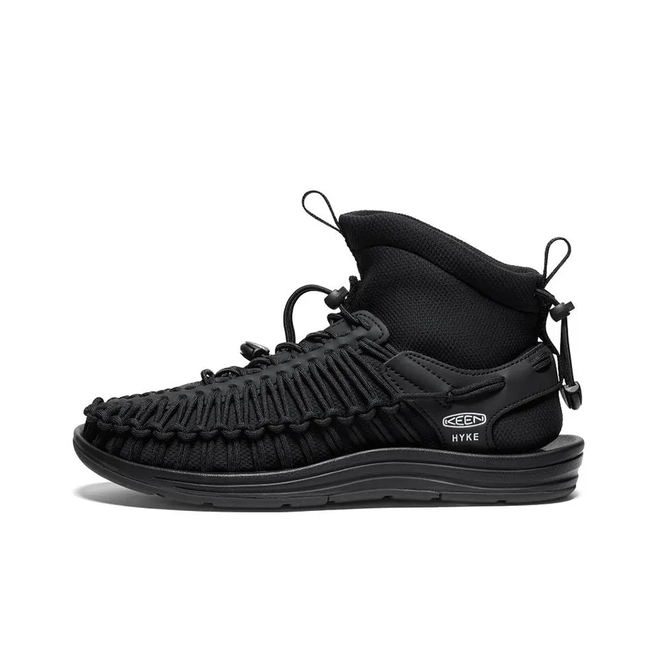 HYKE KEEN Uneek HT Mid Cushioning Wear Resistant High Top Outdoor Shoes Women's Black