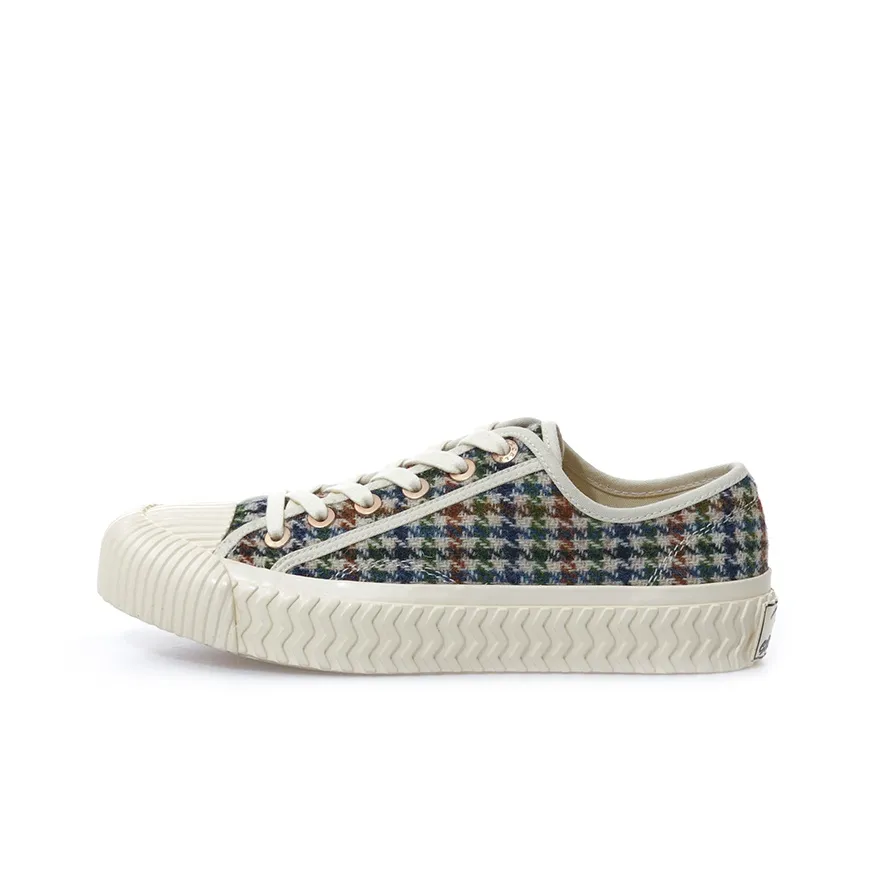 Excelsior Canvas Shoes Unisex Low Top White/Brown