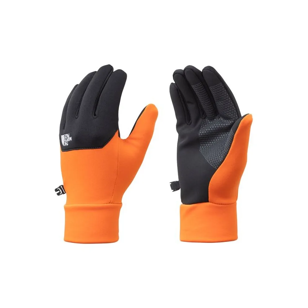 THE NORTH FACE Polyester Sports Gloves Unisex Orange/Black