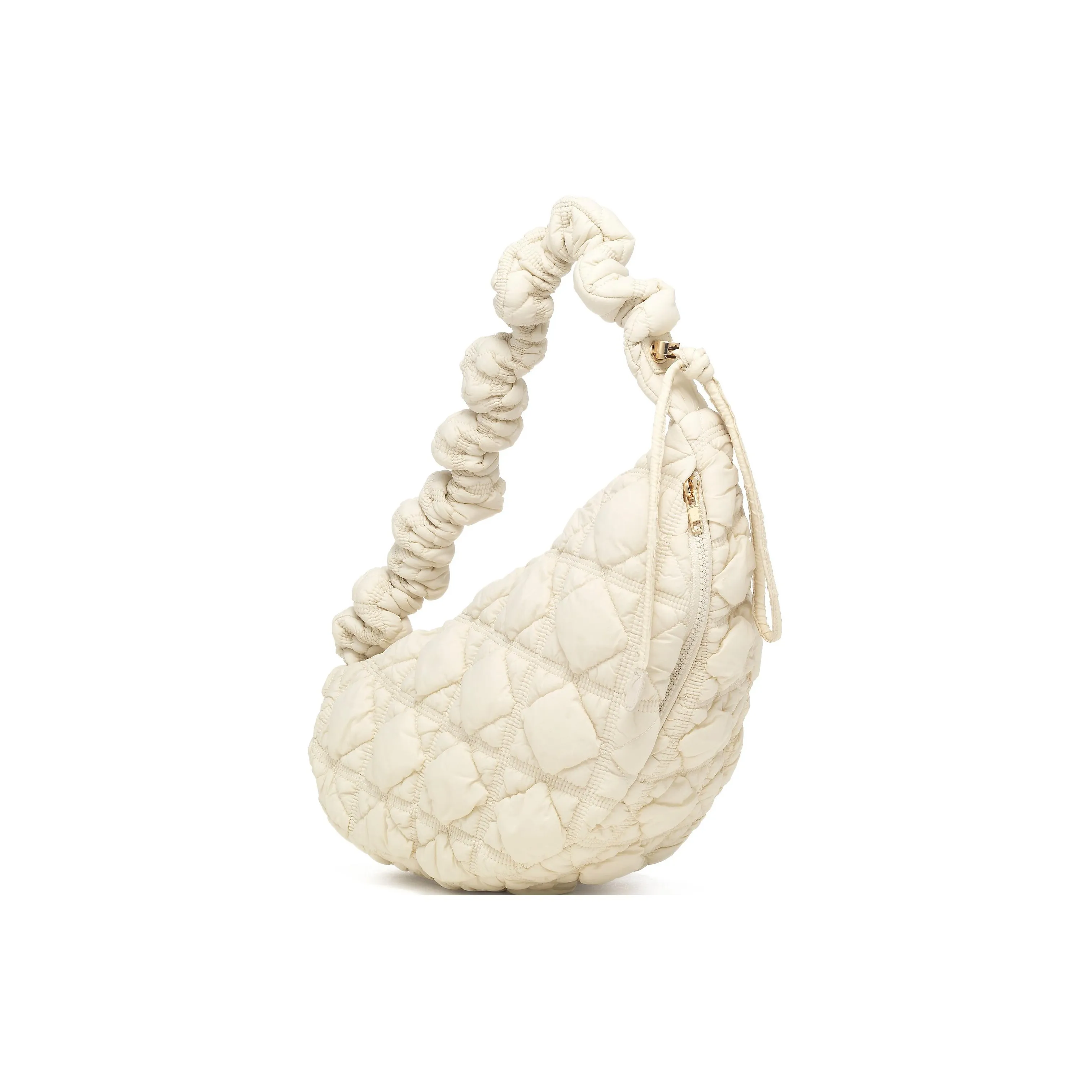 CARLYN Nylon Cloud Bag Portable Crossbody Bag Shoulder Bag Women's Ivory