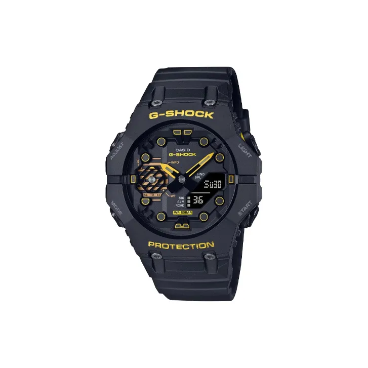 CASIO Liquid Crystal Analog Dual Display Series GA B001 Collection Кварцевый механизм Смольный ремешок Часы