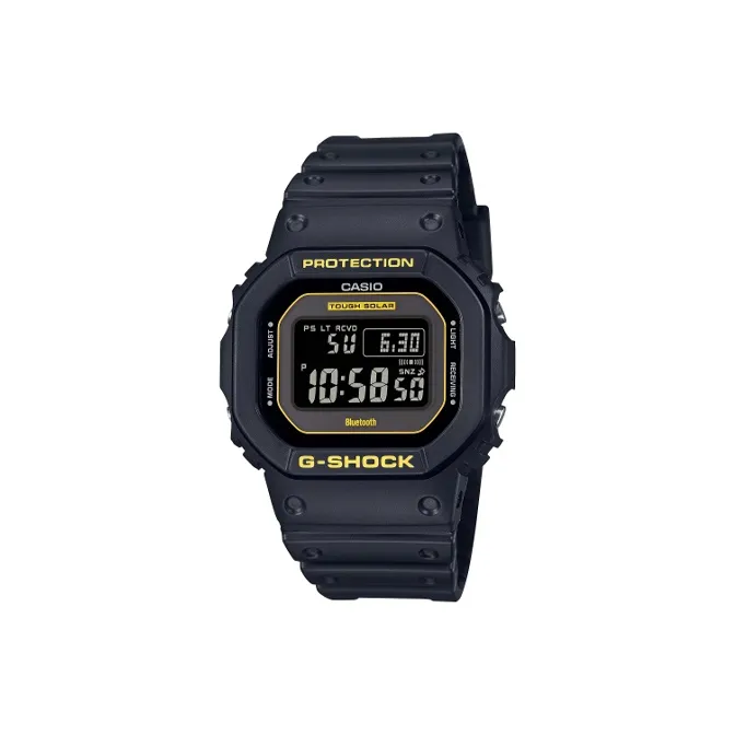 CASIO DIGITAL Collection B5600 Блок Солнечный Механизм Смольный Ремешок Часы Унисекс Черный Циферблат