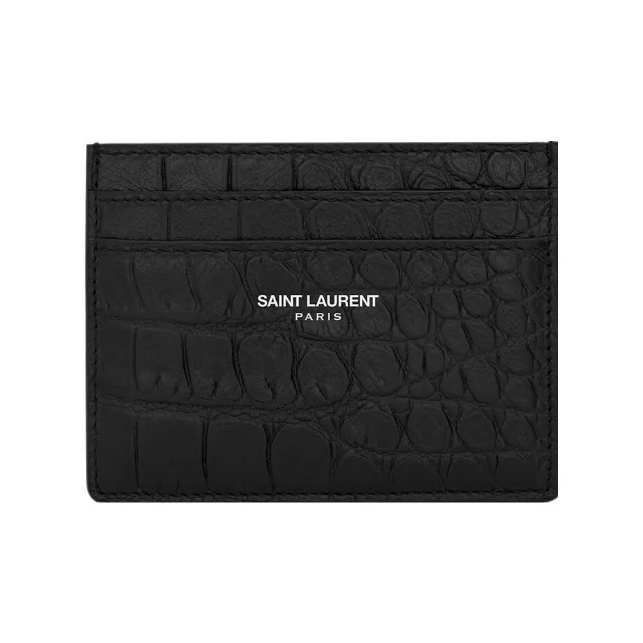 SAINT LAURENT Paris Credit Card Case