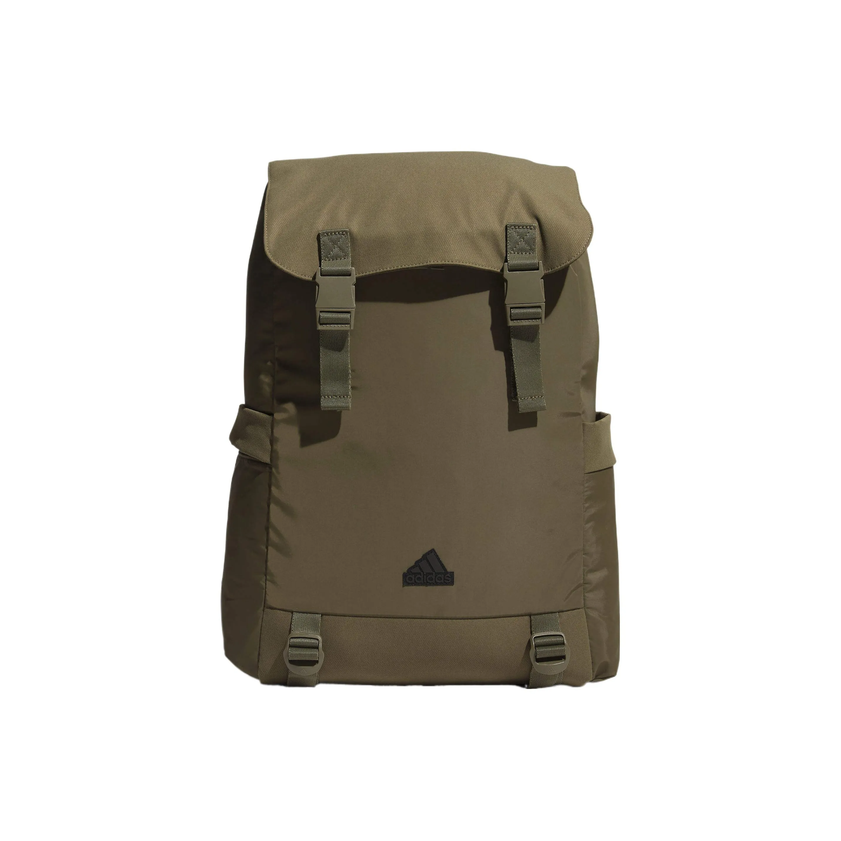 Adidas Переработанный полиэстер простой тканый материал рюкзак обычный унисекс зеленый