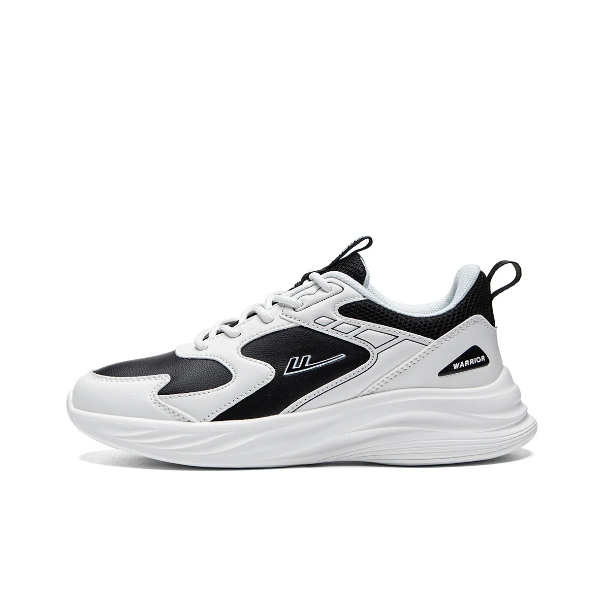 Warrior Панда Обувь Легкая и Дышащая Низкий Топ Повседневная Обувь Унисекс Черный Белый