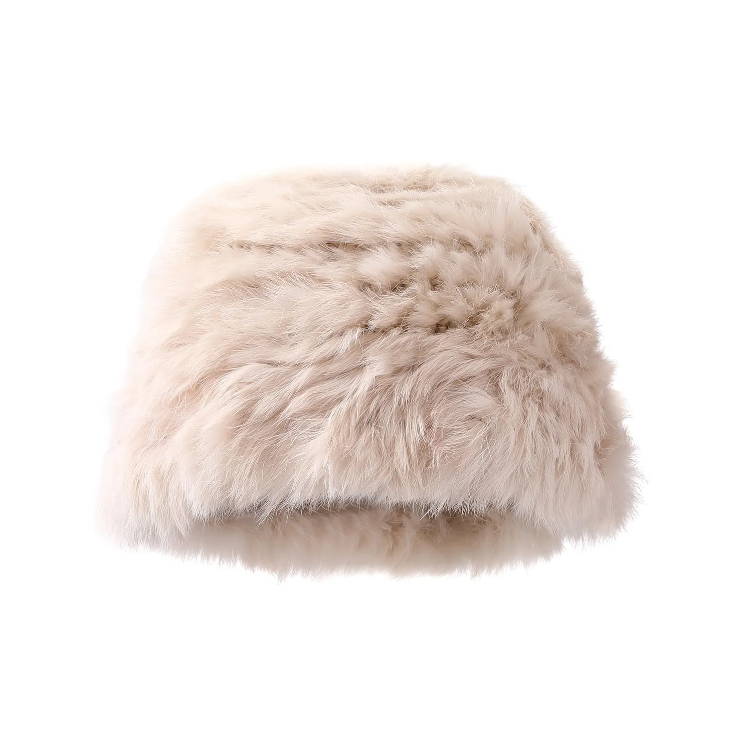XXOFF Rabbit Fur Bucket Hats Women's