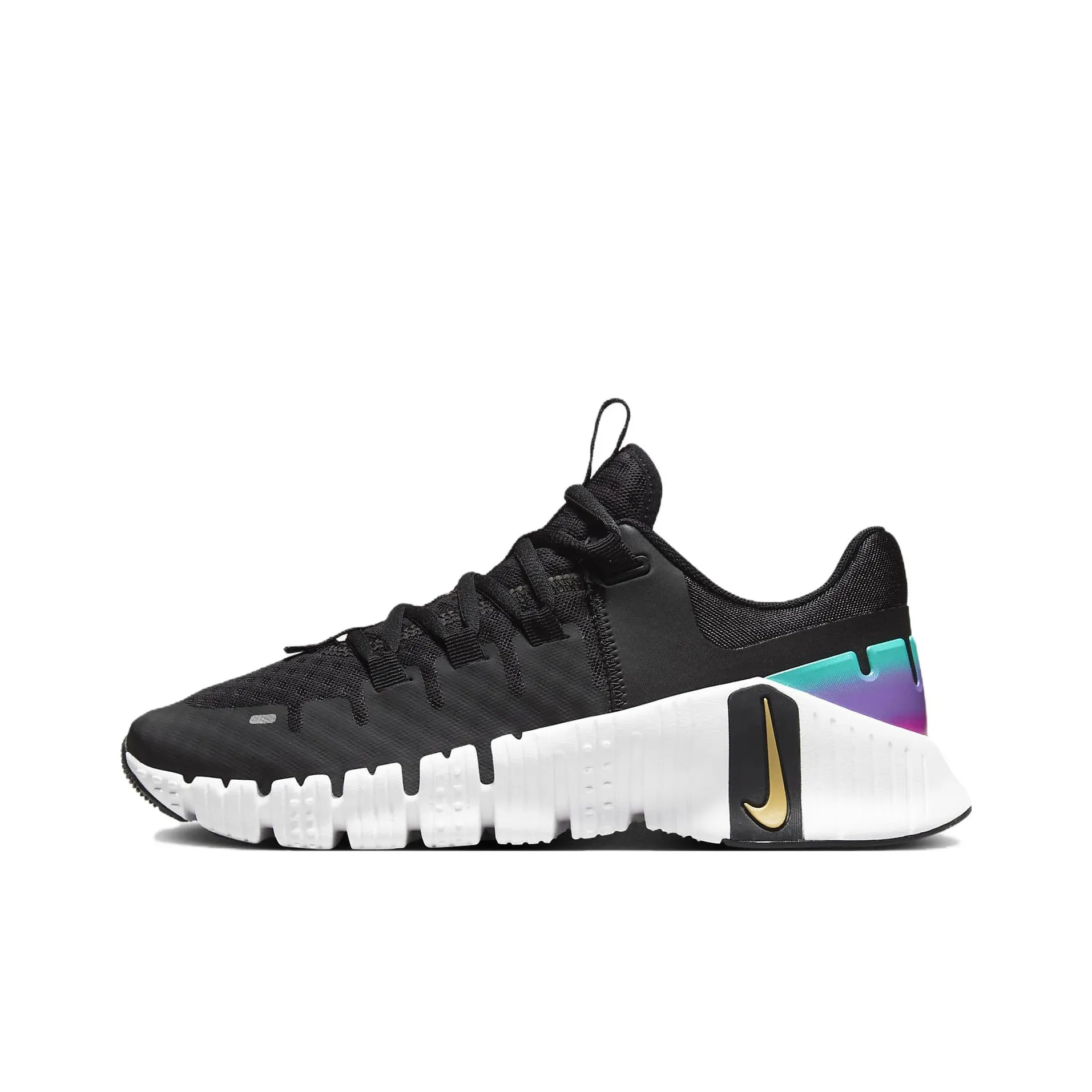 Nike Free Metcon 5 Black Fireberry Gold Women's