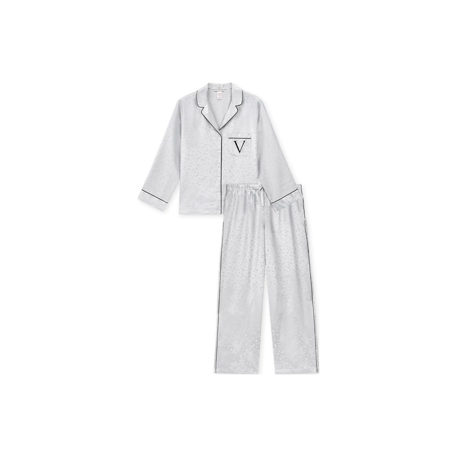 Victoria's Secret Pajama Set Unisex Flint Gray