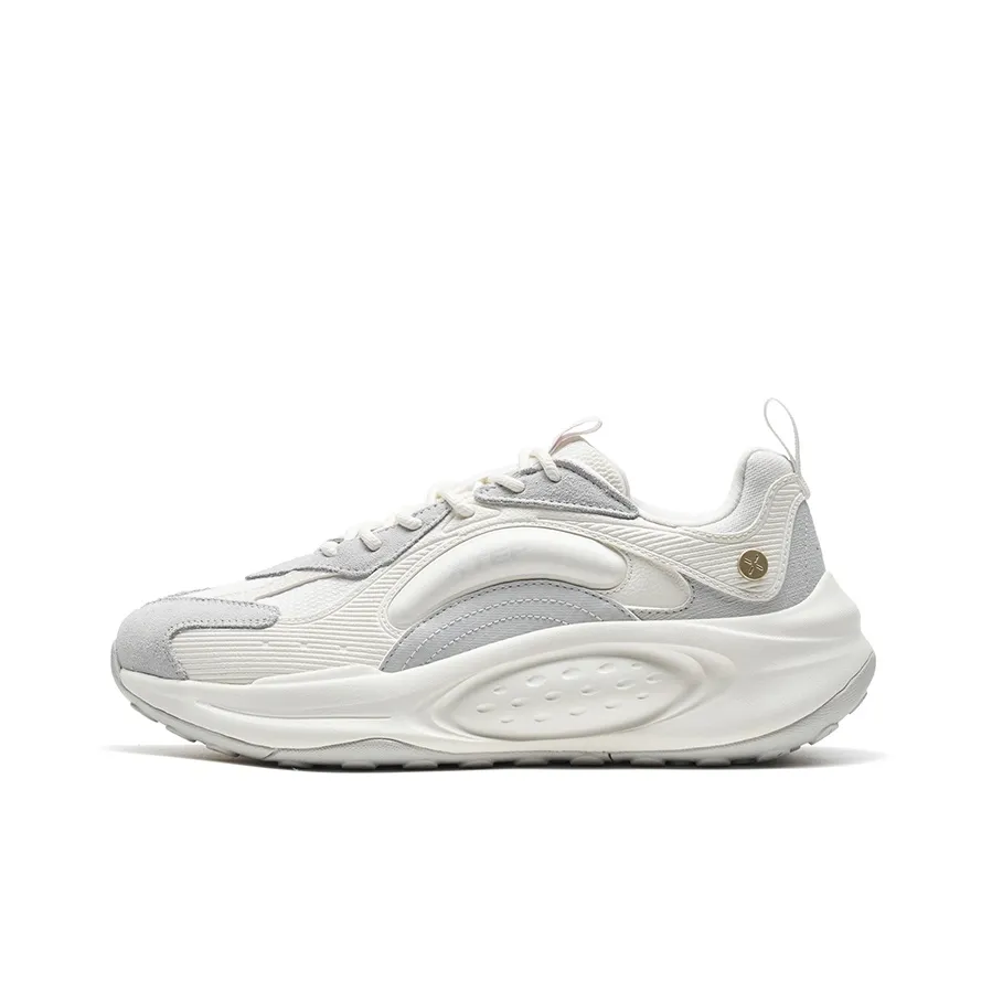 XTEP Low-Top Casual Shoes Men's Sail White/Moonstone Gray