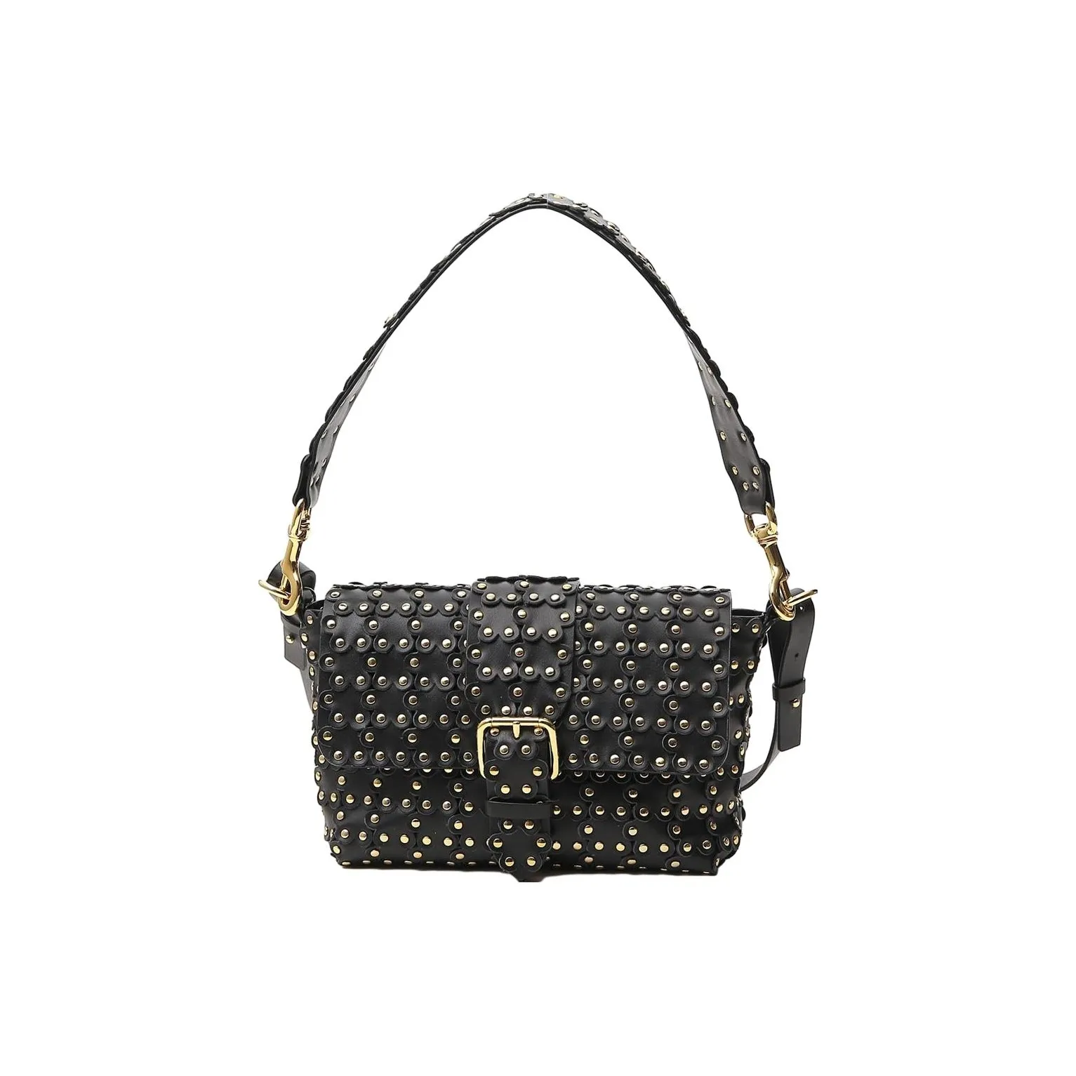 RED VALENTINO Calfskin Shoulder Bag, Crossbody Bag Women's Black