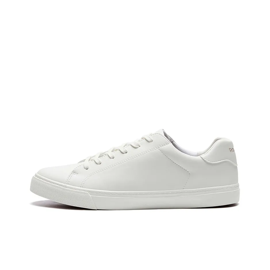 Rockfish Skateboard Shoes Men's Low Top White