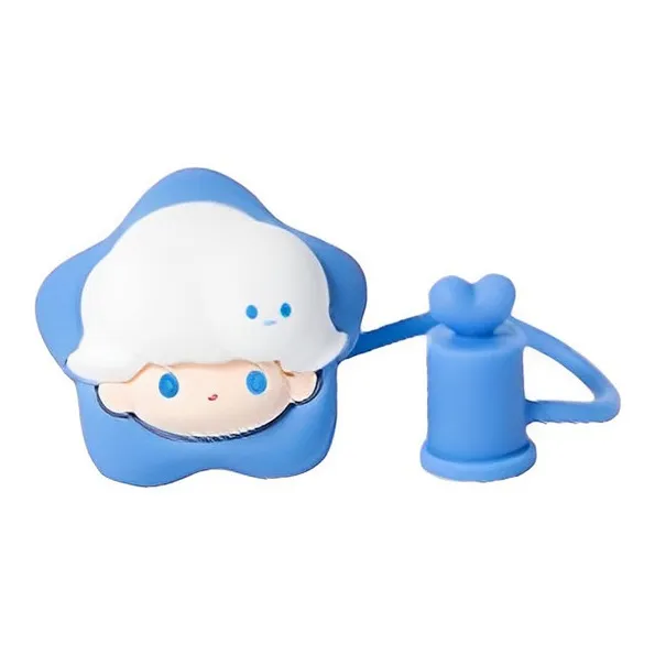 POP MART Коллаборация Edition x Nayuki's Tea Dominant Свежий Фрукты Чай Коллаборация Солома Набор Мерч по IP