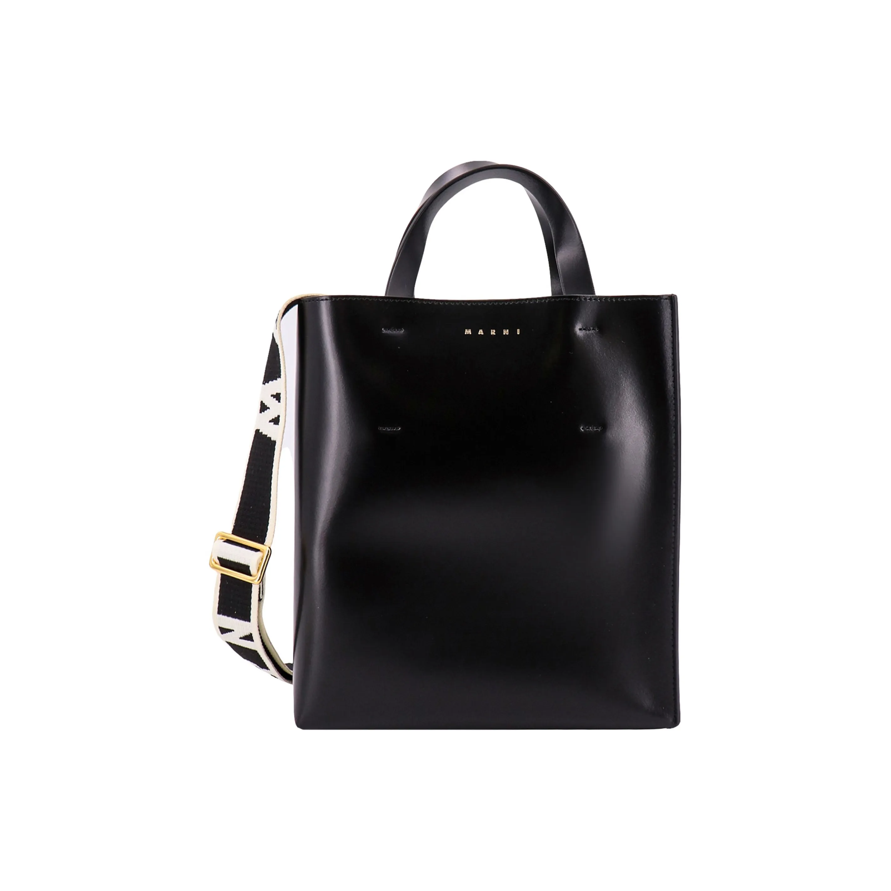 MARNI Small Museo Leather Tote Bag