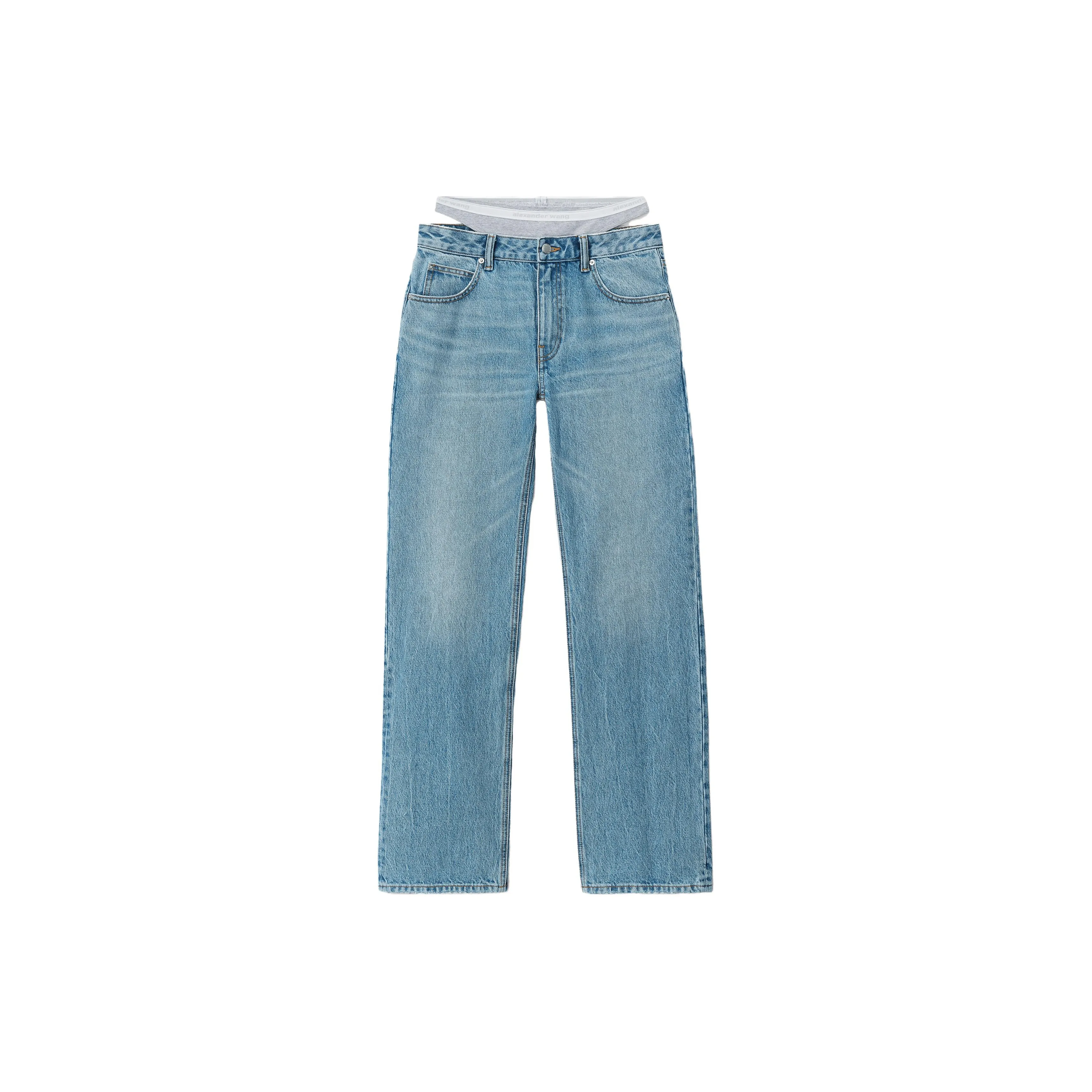 Alexander Wang Logo Patch Jeans