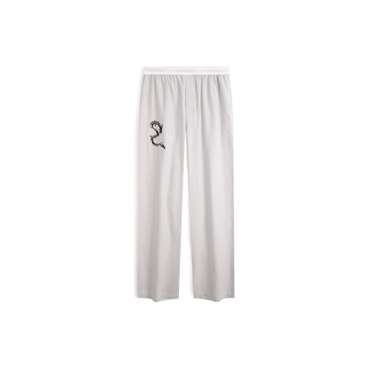CALVIN KLEIN Year Of The Dragon Limited Series Pajama Pants Men's Pearl Gray