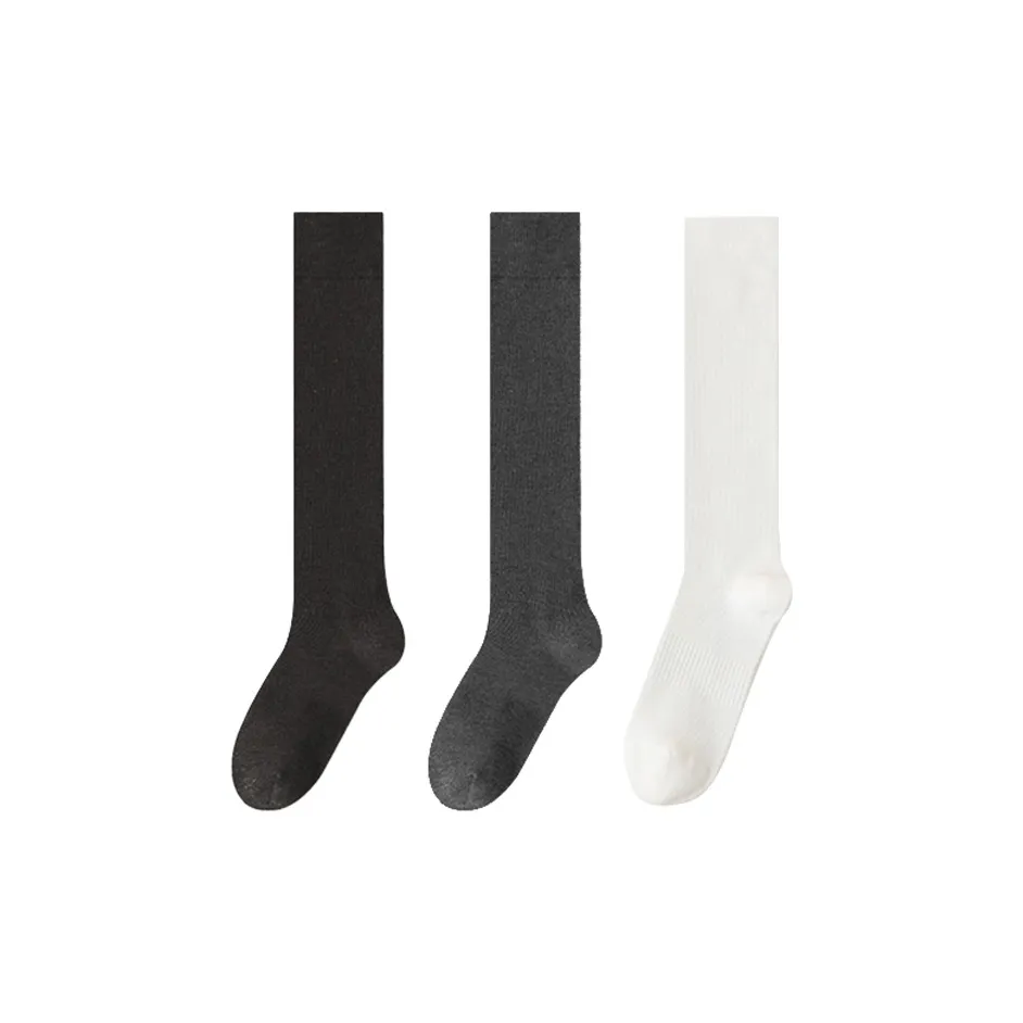 MIIOW Колено Высокие Носки Женские 3 Пачки