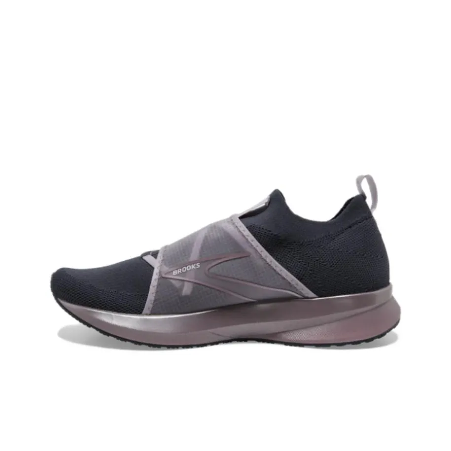 brooks trail Levitate 4 Cushioning Breathable Low-Top Running Shoes Women's Gray Purple