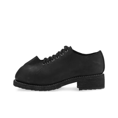 GUIDI Мужские повседневные туфли Low Top Черные для мужчин