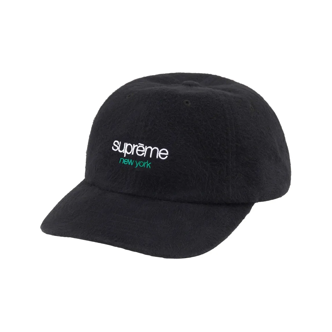 Supreme Чесаный хлопок Кепки Унисекс Черный